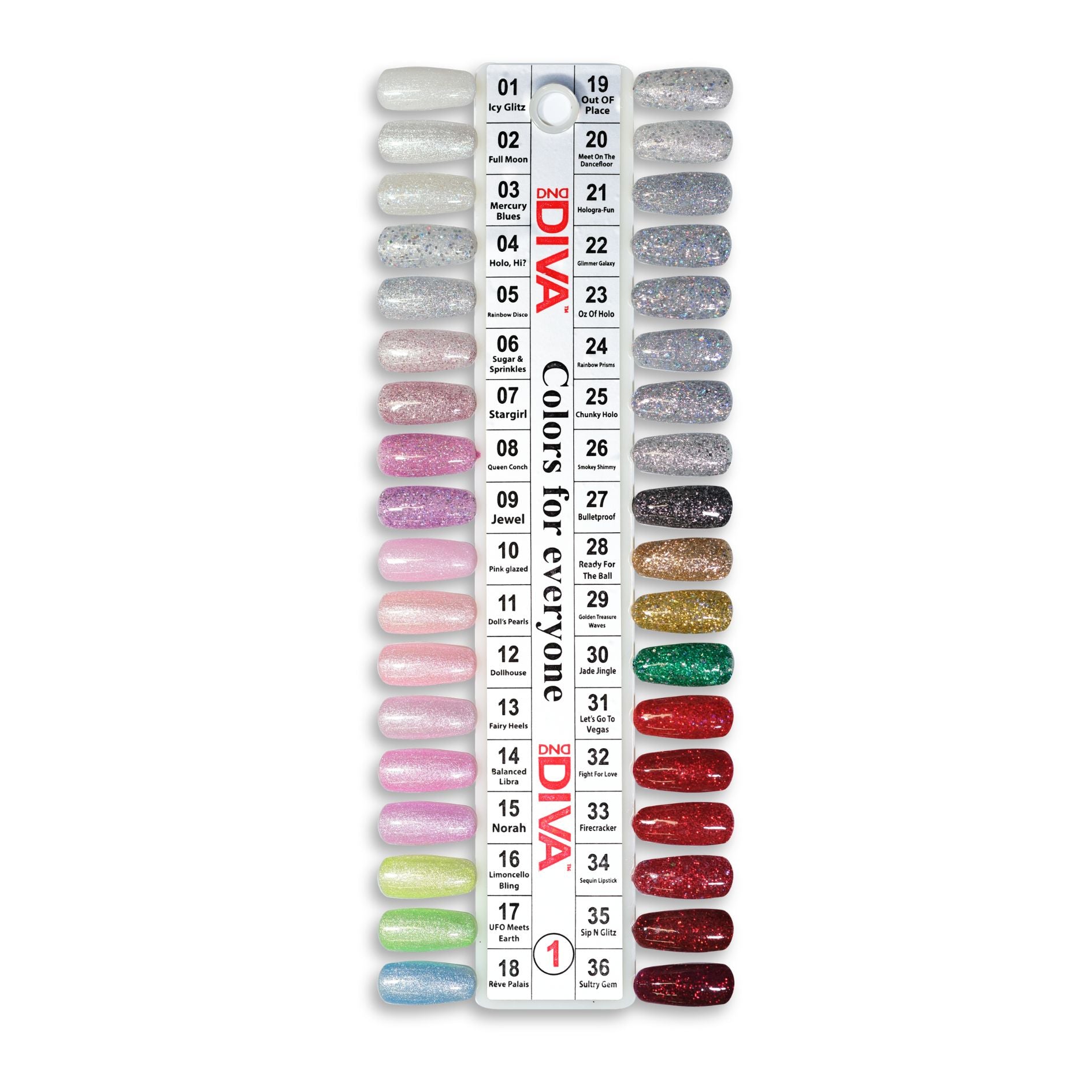 DIVA Color Swatches – DND Gel