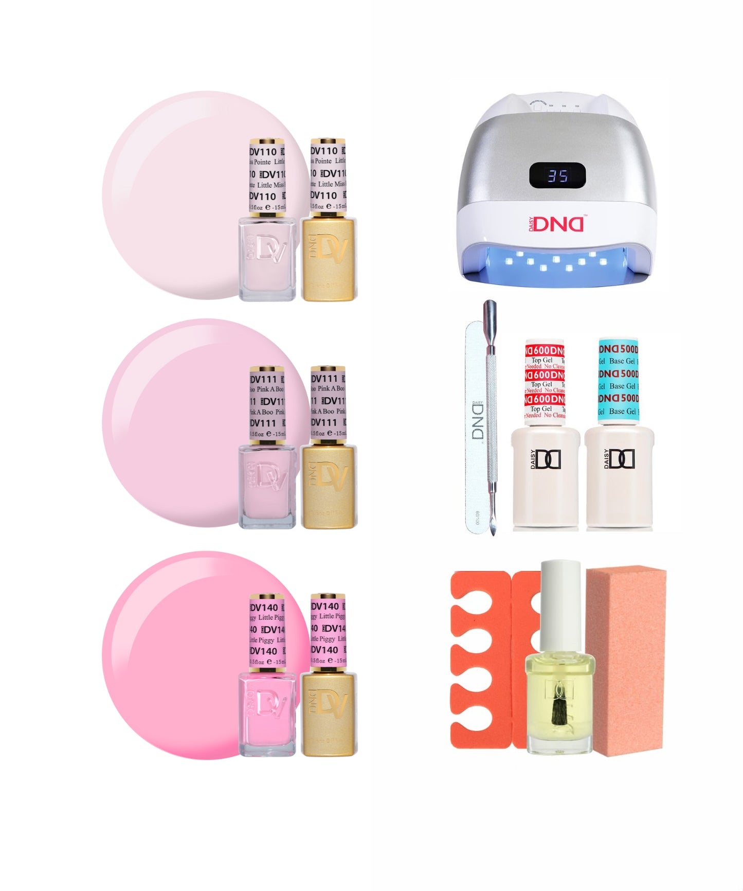 Perfection In Pink Gel Polish Starter Kit