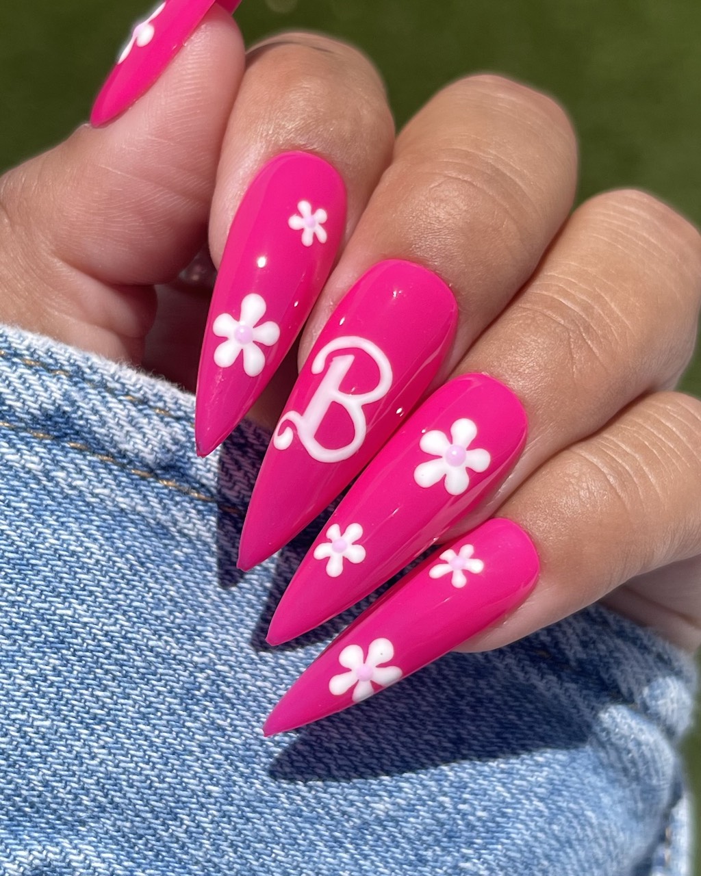 Barbie nails on our SASS doll @nika_marianaaa 💗💅🏻 #SASSNails #LongNails  #NailArt #pink #pinknails #nails #nailsdubai #nailsofinstagram… | Instagram
