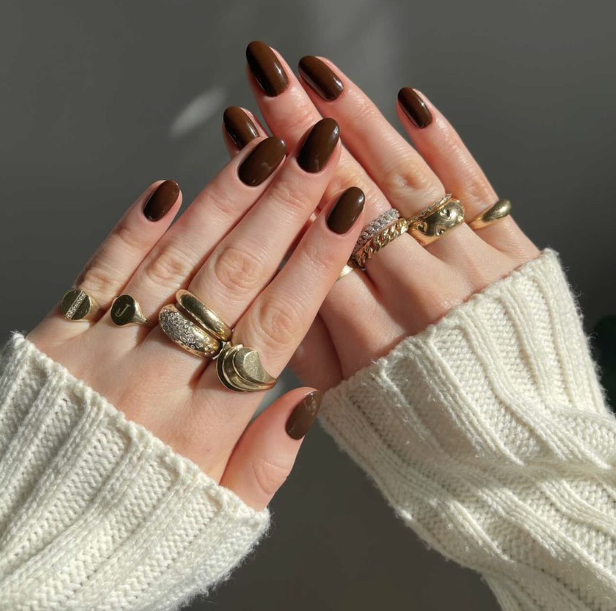 Lean into the neutral tones of autumn with brown nails | Nail varnish | The  Guardian