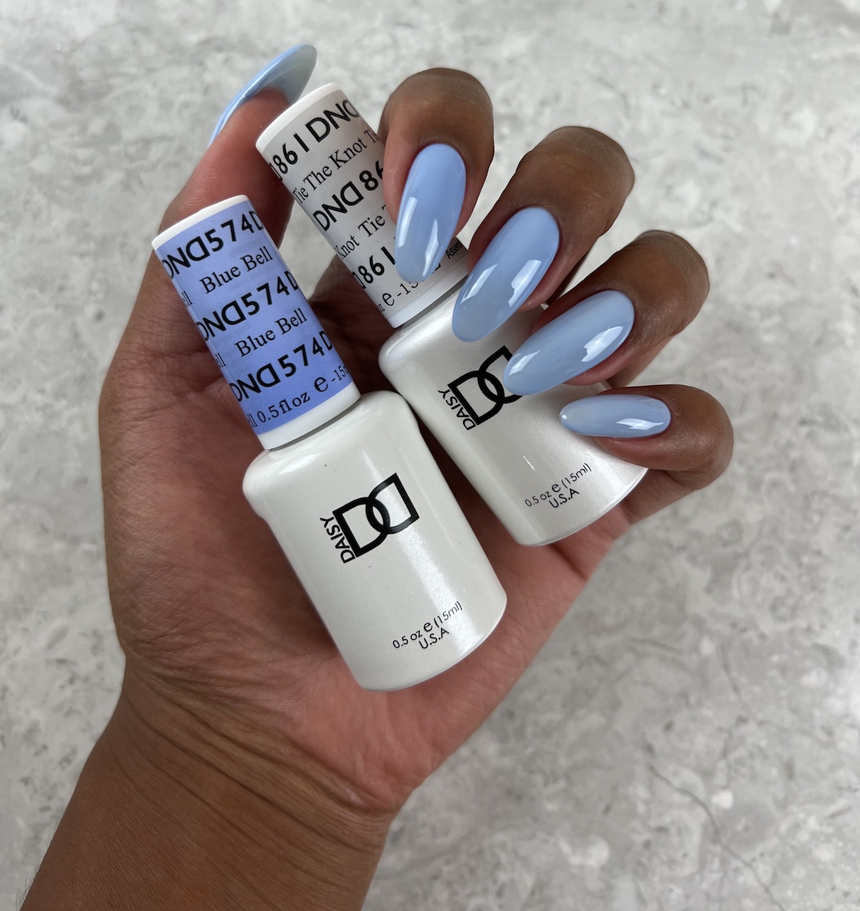 GAOY Gel Nail Polish Kit 3 Colors Jelly Milky White Blue Gray Sheer Soak  Off UV Gel Polish Set - Cloudy Coast