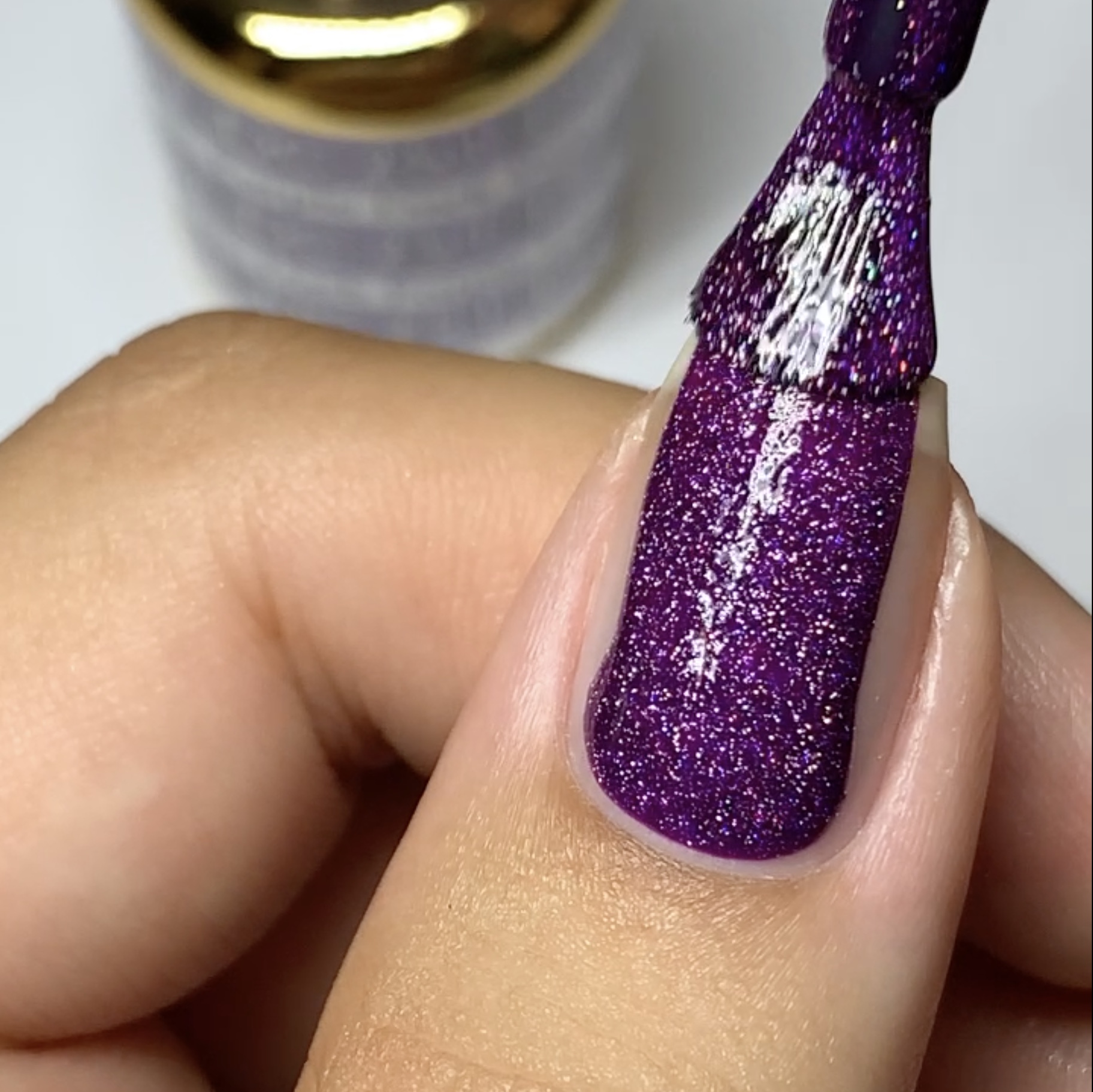 Purple Matte Coffin Press On Nails – She's A Beat Beauty