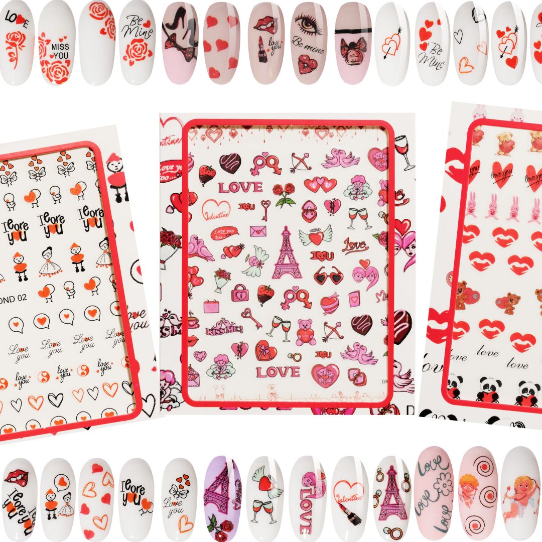 Valentine's Day Nail Art Stickers